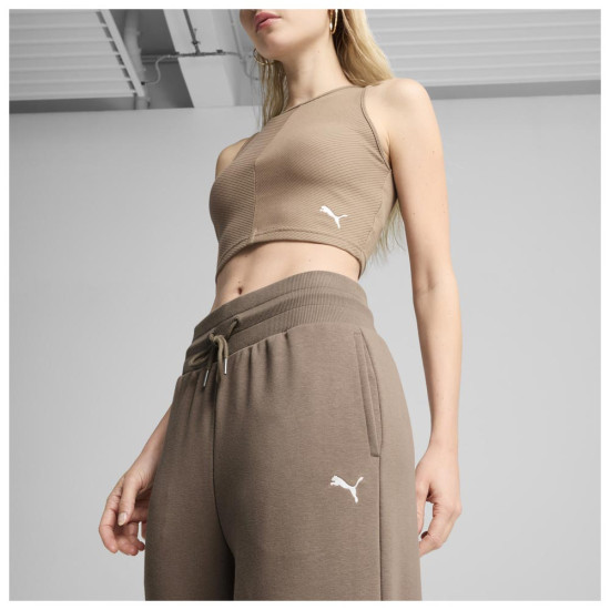 Puma Γυναικείο παντελόνι φόρμας Wardrobe Essentials Relaxed Wide Leg Sweatpants Puma Γυναικείο παντελόνι φόρμας Wardrobe Essentials Relaxed Wide Leg Sweatpants